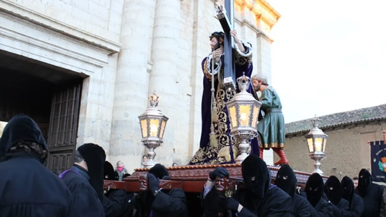 Procesión del Mandato del Jueves Santo en Medina de Rioseco 2025 | Valladolid Plural