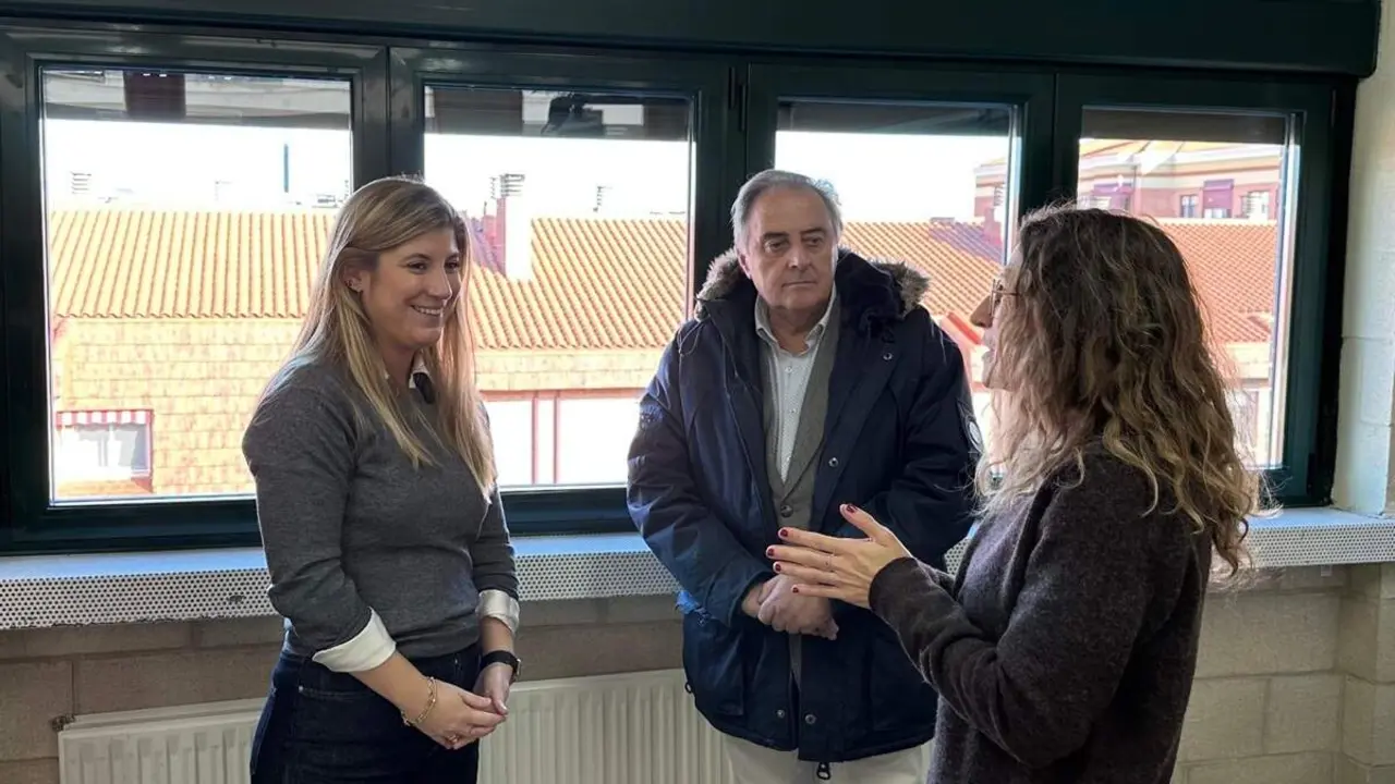 Visita Raquel Alonso mejora energetica y accesibilidad Instituto Las Salinas Laguna de Duero jcyl
