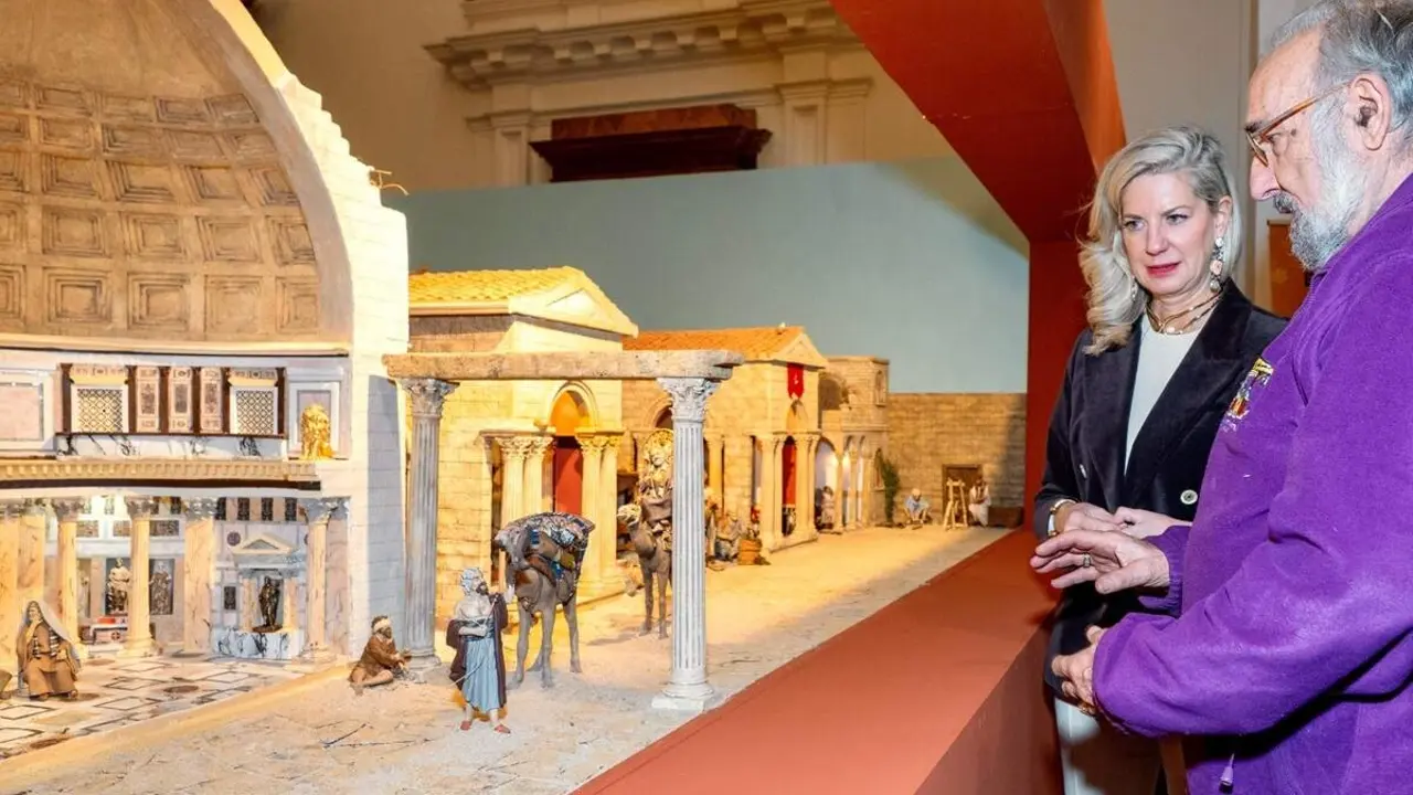 Inauguracion Belen Monumental Cristo nace en Roma Las Francesas Ayuntamiento Valladolid