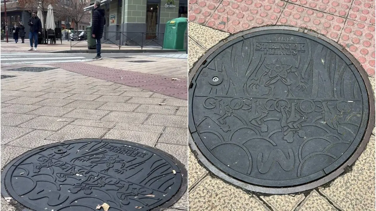 Alcantarillas Stranger Things Plaza Circular Valladolid