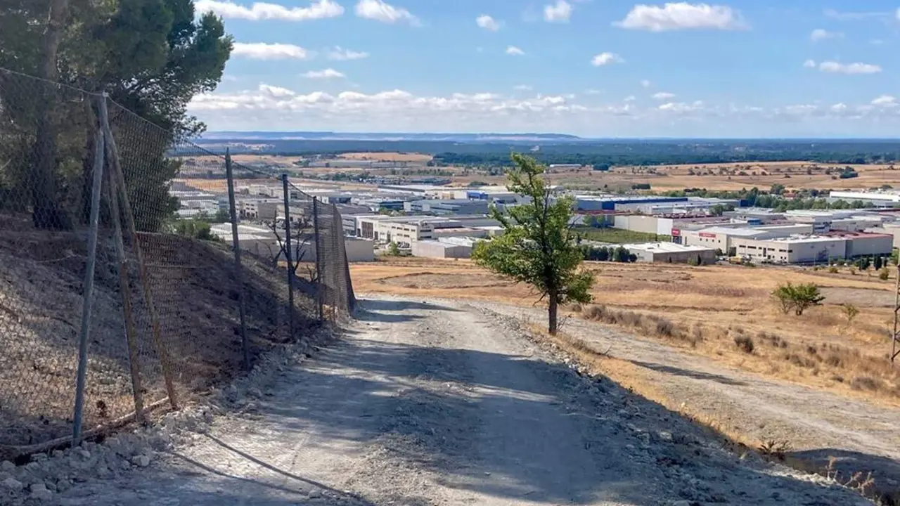Adecuacion cerro de San Cristobal naturaleza ciudad Valladolid