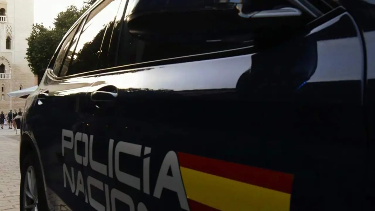 Coche patrulla Policia Nacional de Valladolid intervencion via publica