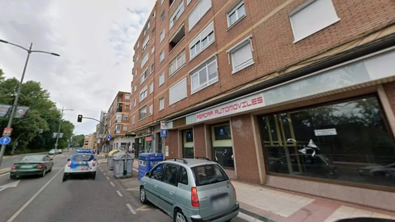 Avenida Gijon barrio La Victoria ciudad Valladolid