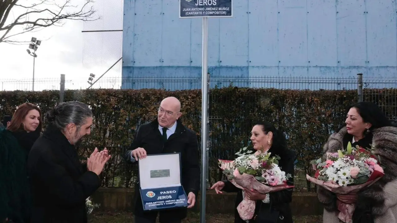 Inauguracion Paseo Juan Antonio Jimenez Jeros barrio La Victoria Ayuntamiento de Valladolid