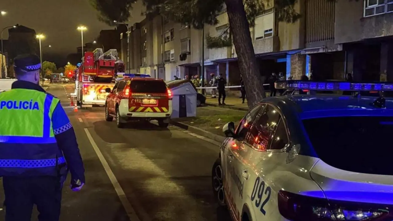 Intervencion Bomberos y Policia Municipal sucesos Valladolid incendio vivienda