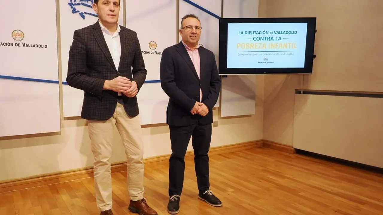 Presentacion Diputacion Valladolid lucha pobreza infantil Conrado Iscar