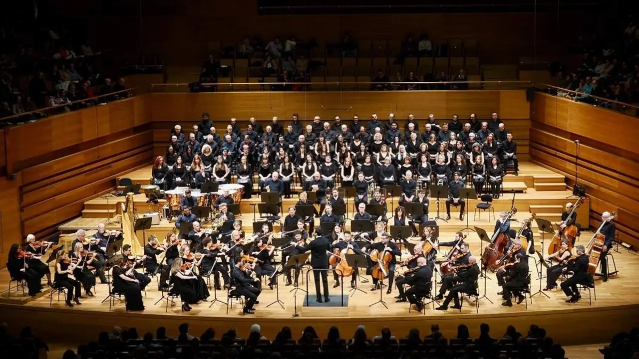 Concierto Orquesta Sinfonica de Castilla y Leon musicos y publico Valladolid