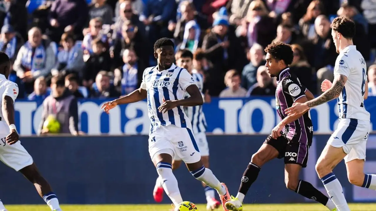 Derrota partido Leganes vs Real Valladolid Ponceau jugador Butarque