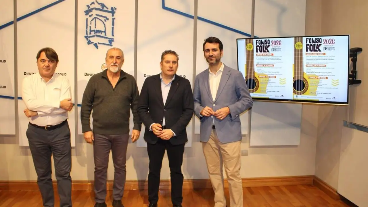Presentacion FonsoFolk 2026 La Cisterniga Diputacion Valladolid