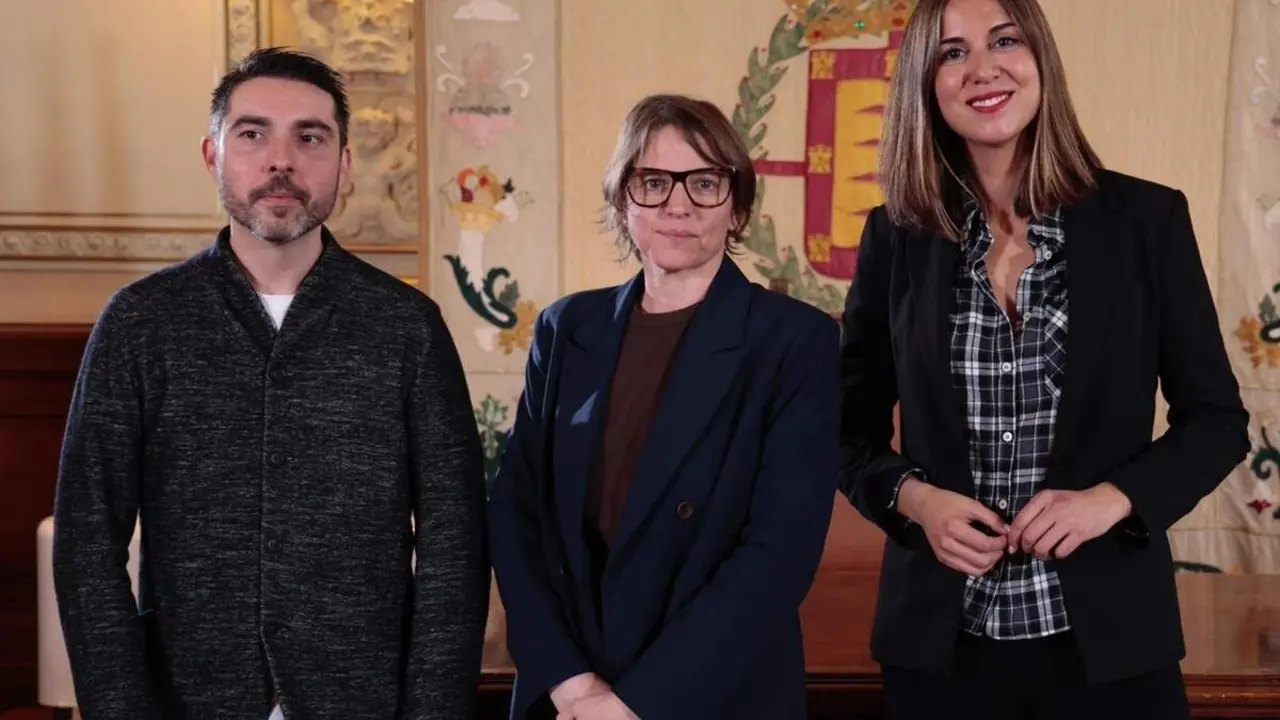 Anuncio codirectores Seminci Javier Estrada y Mariona Viadier Ayuntamiento de Valladolid