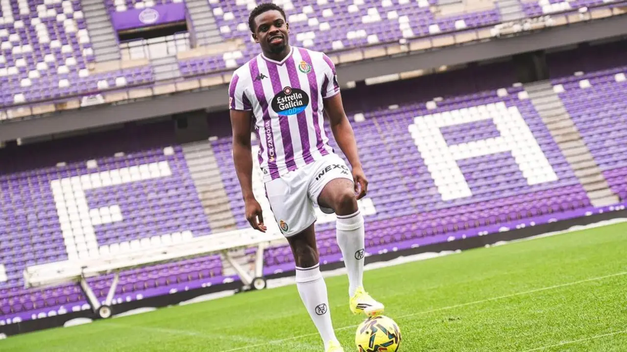 Presentacion Noah Ohio nuevo jugador Real Valladolid Jose Zorrilla