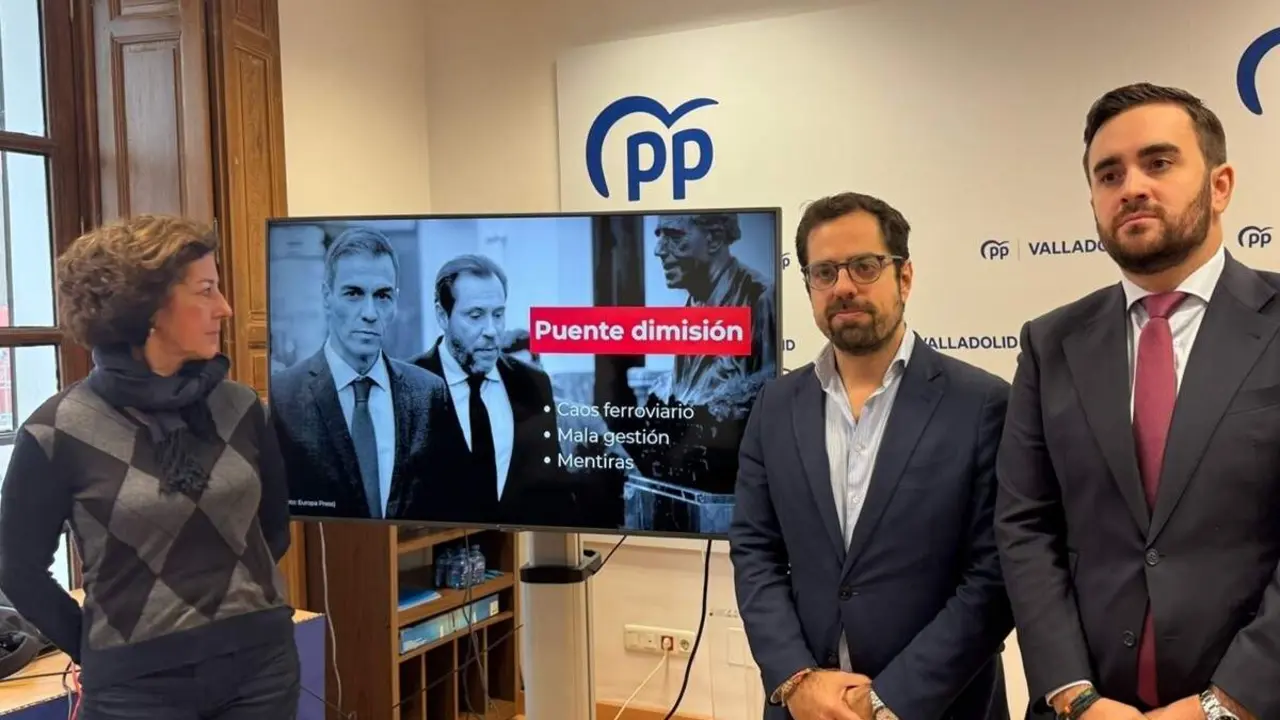 Parlamentarios PP Valladolid piden dimision Oscar Puente tragedia ferroviaria Adamuz
