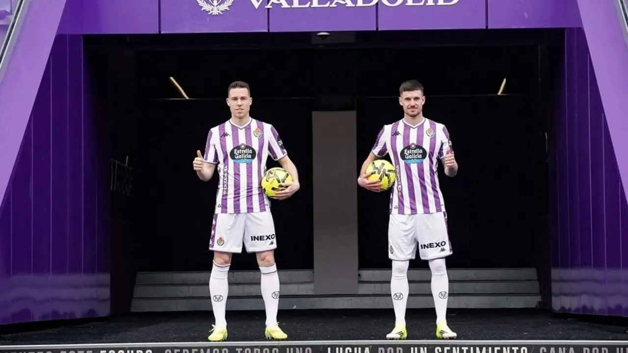Carlos Clerc y Clement Michelin presentados nuevos jugadores Real Valladolid Zorrilla