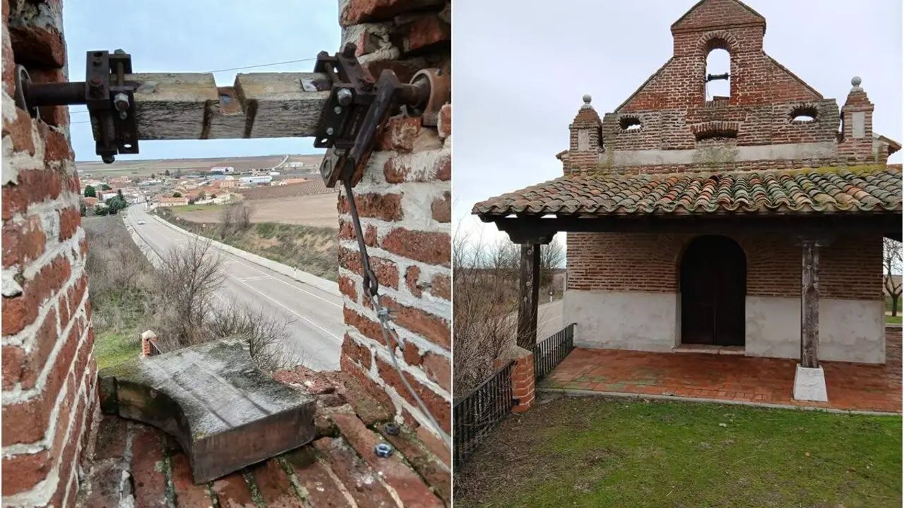 Robo campana ermita San Roque La Seca provincia Valladolid