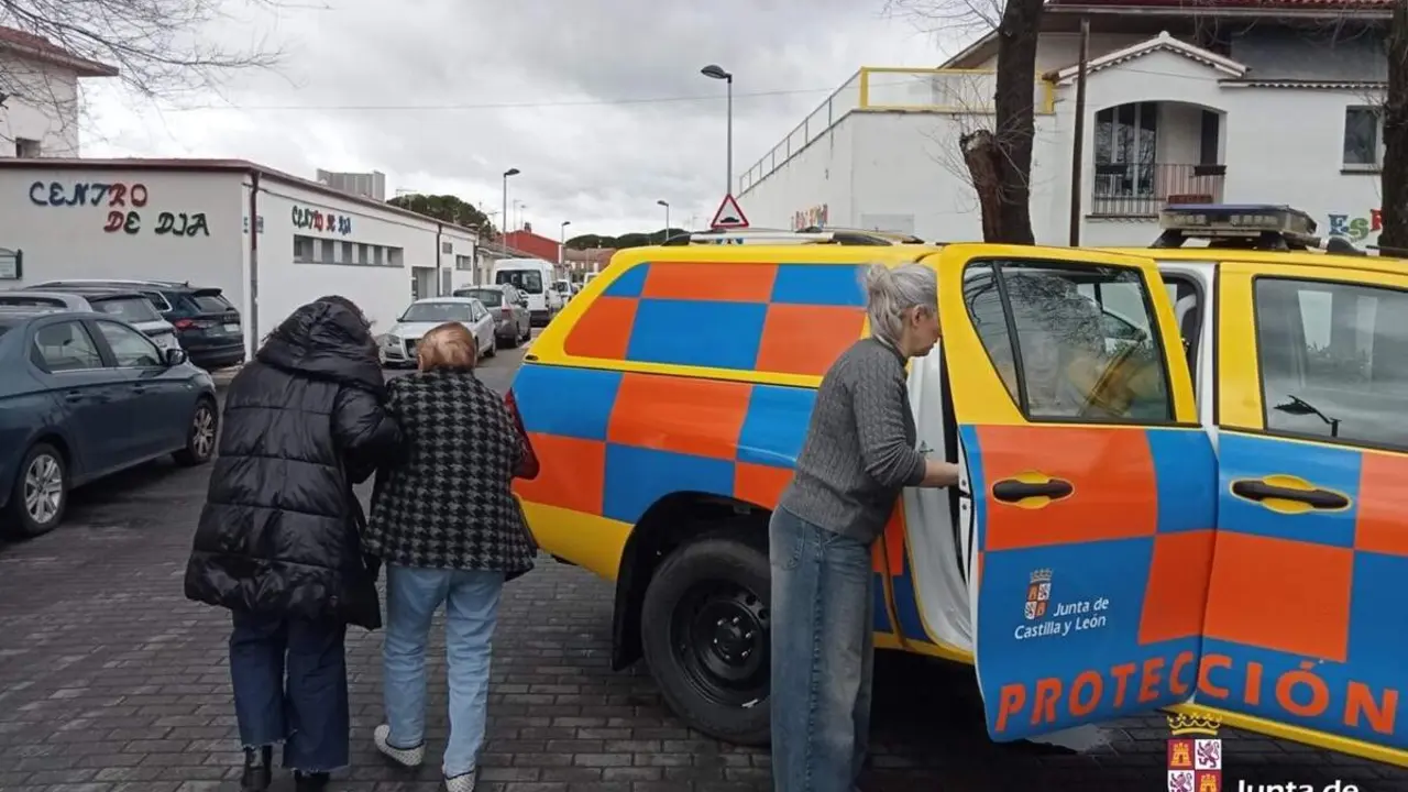Desalojo residencia de mayores Aldeamayor de San Martin inundaciones