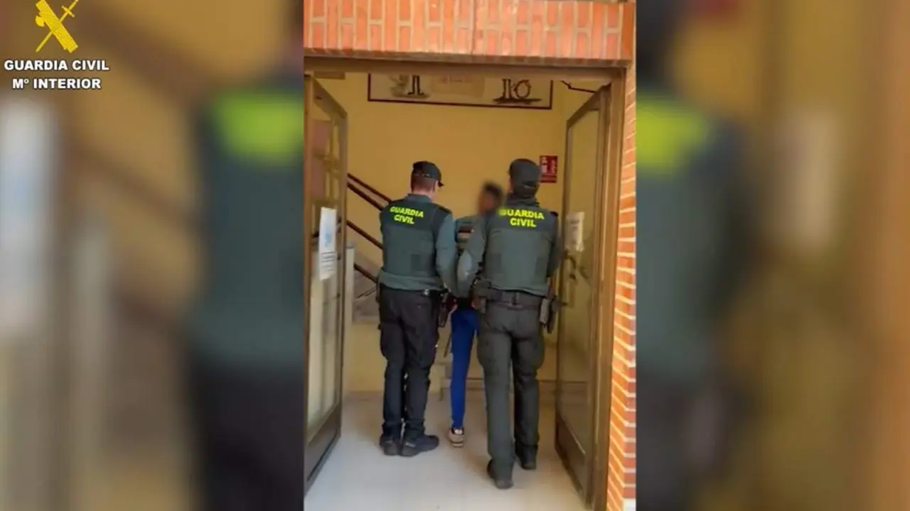 Detencion hombre robo carniceria Tordesillas Guardia Civil sucesos