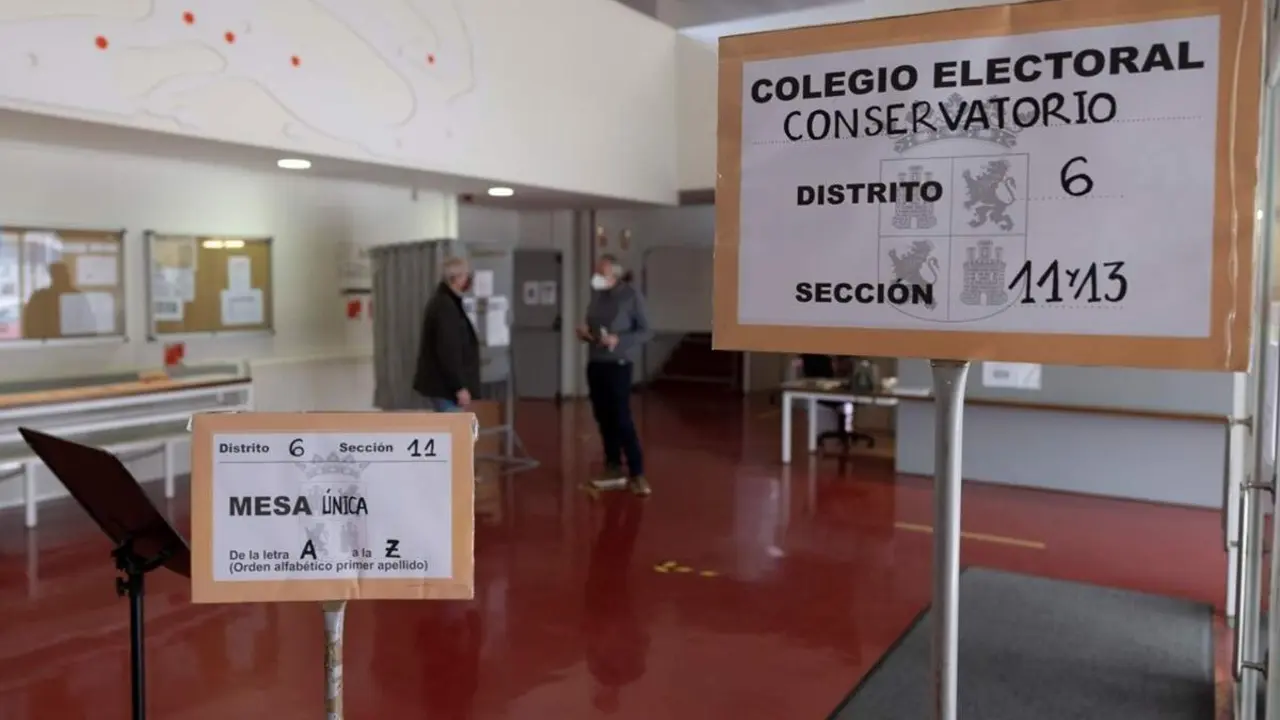Elecciones Castilla y Leon colegio electoral mesas y urnas