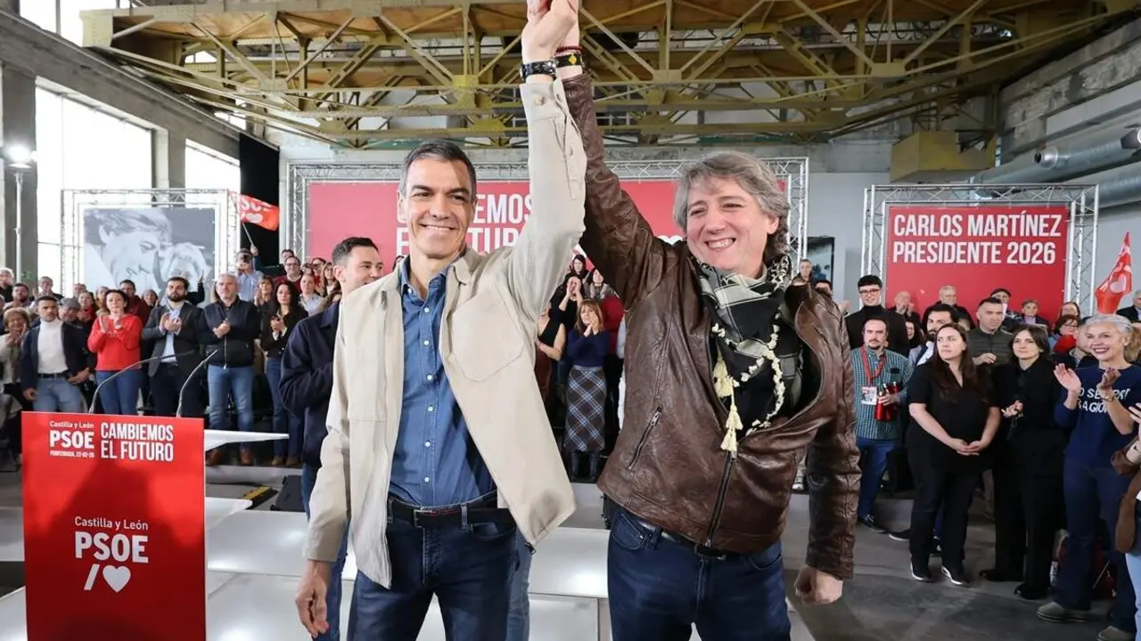Acto Pedro Sanchez Ponferrada PSOE Castilla y Leon precampana elecciones 15-M