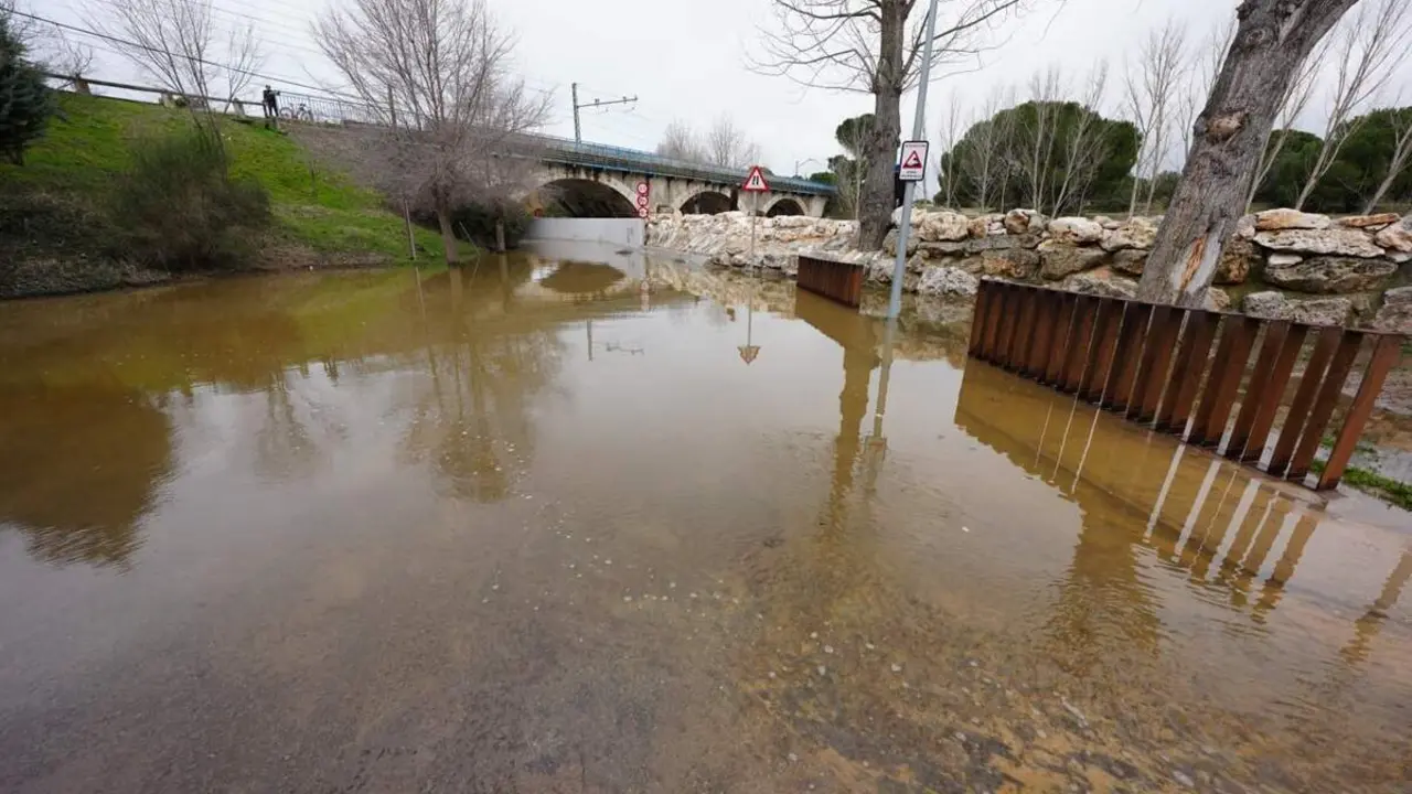 Inundaciones Viana de Cega provincia Valladolid borrascas febrero climatologia adversa