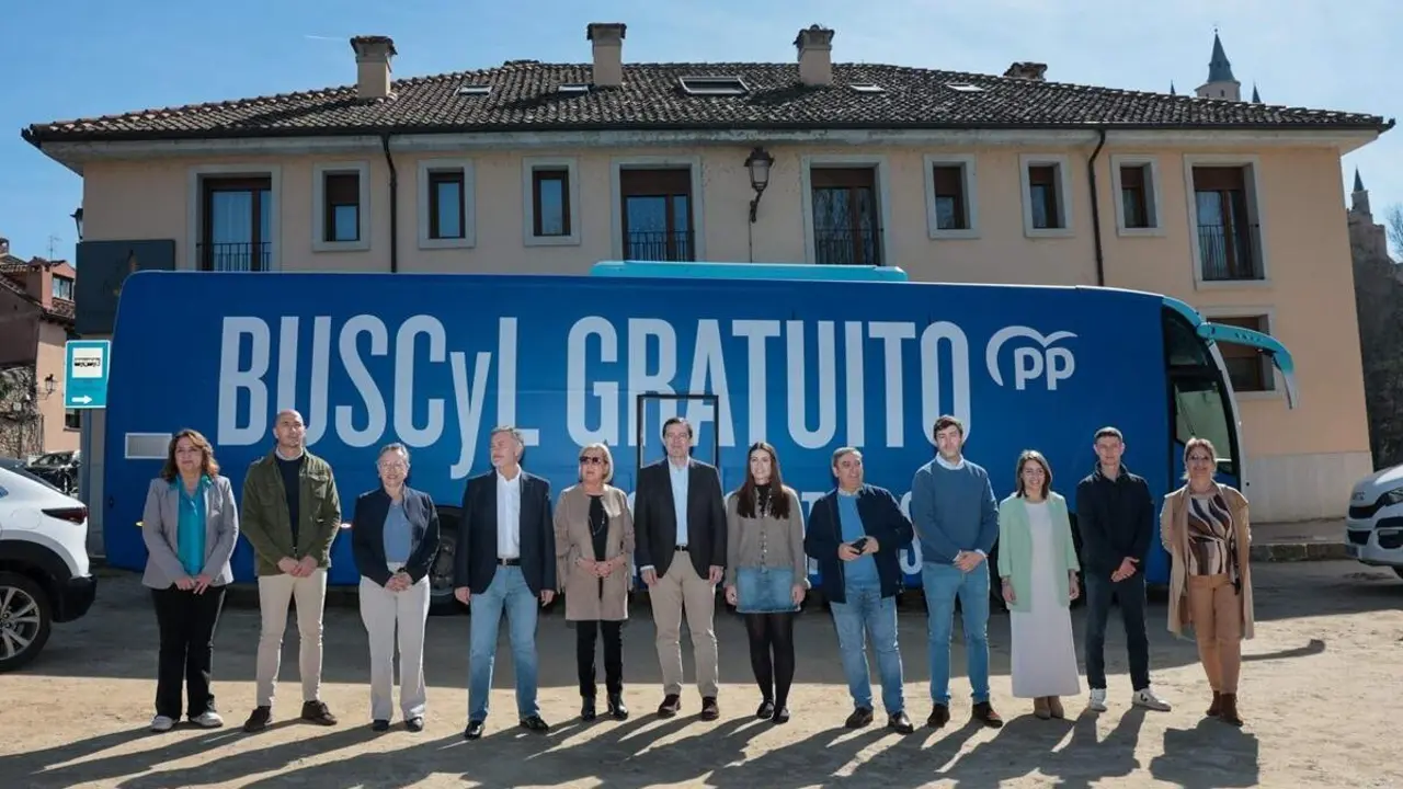 Acto anuncio Caravana hacia las Tres Mejores PP Castilla y Leon Alfonso Fernandez Manueco Segovia