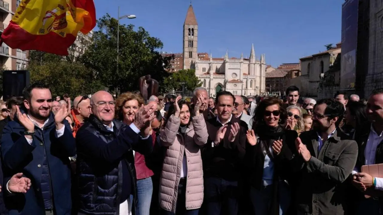 Acto Isabel Diaz Ayuso candidatura PP Valladolid elecciones 15-M Castilla y Leon
