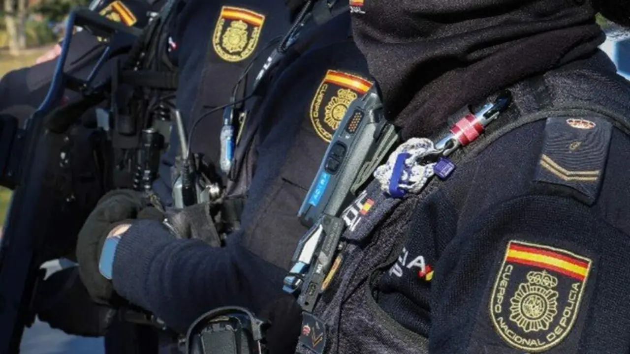 Agentes de la Policia Nacional de Valladolid intervencion pelea detencion