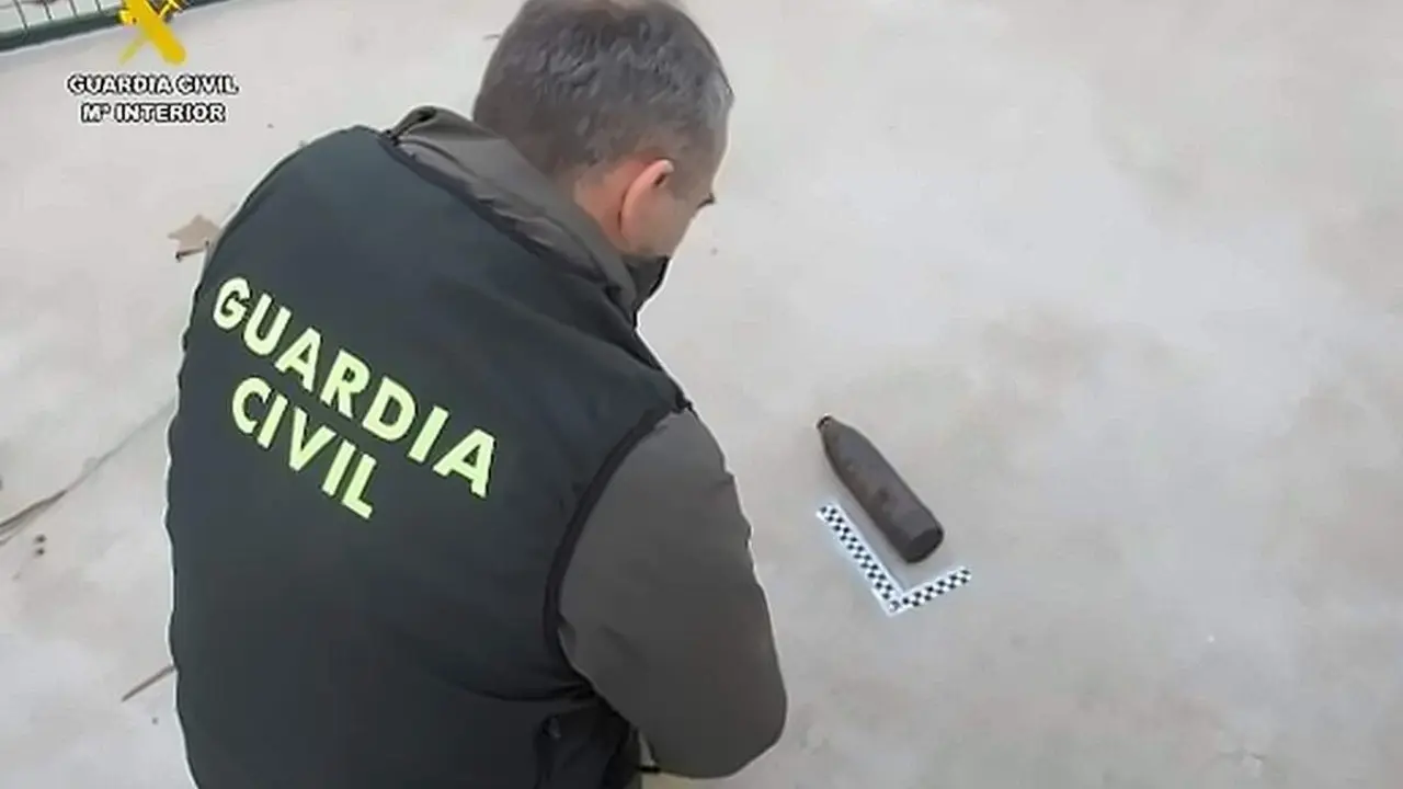 Localizacion proyectil Guerra Civil vivienda Medina de Rioseco agente provincia