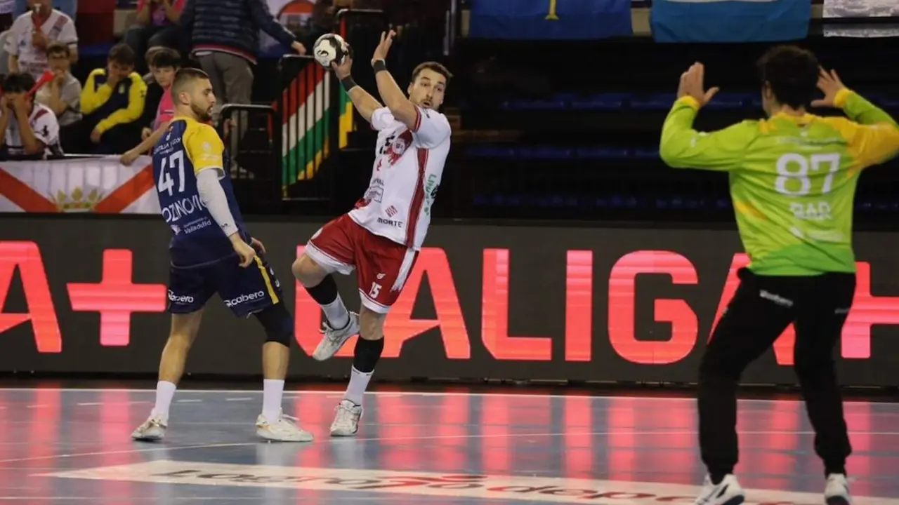 Derrota Logrono vs Atletico Valladolid Juan Bar Liga Asobal cronica