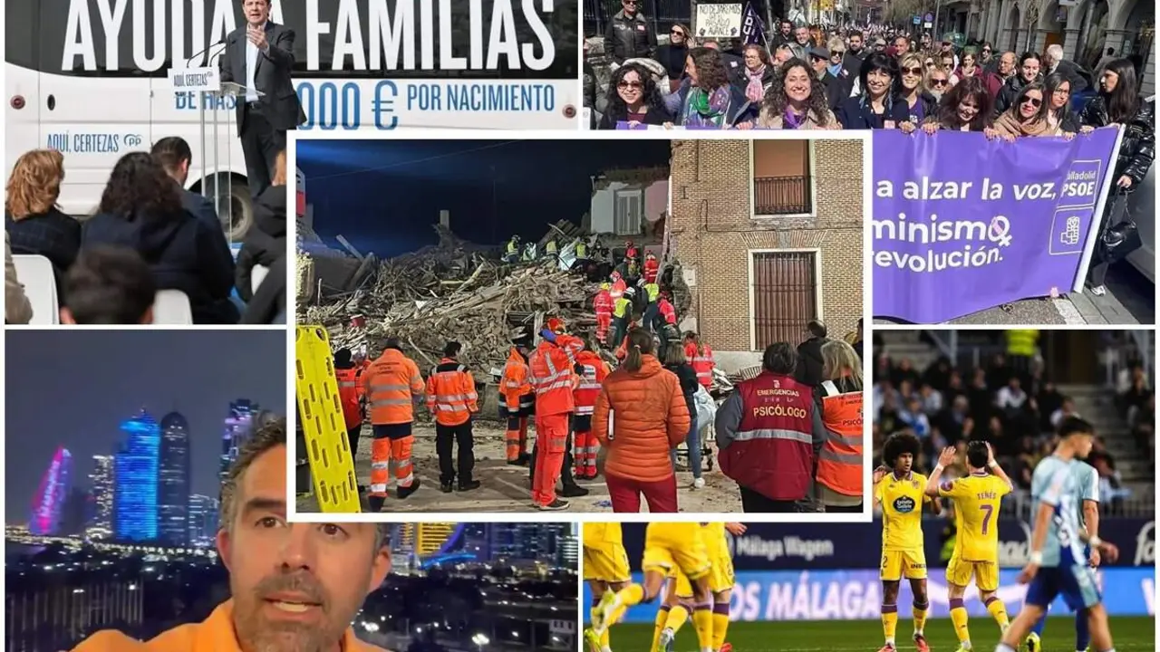 Repasa mosaico noticias destacadas domingo 8 de marzo Valladolid