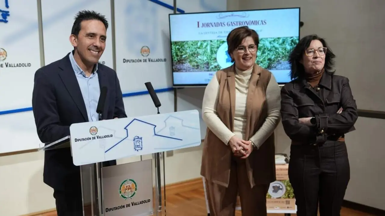 Presentacion I Jornadas Gastronomicas de la Lenteja IGP Tierra de Campos Diputacion Valladolid