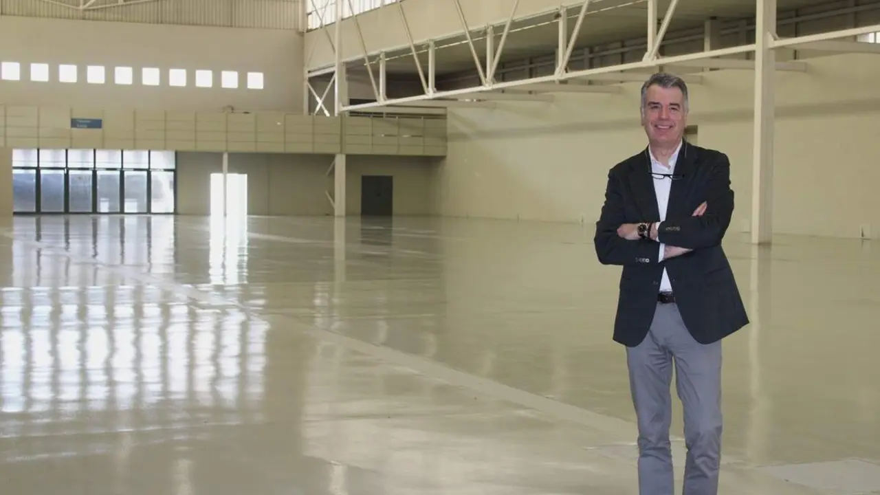 Obras de mejora en el Pabellon 3 de la Feria de Valladolid director Alberto Alonso