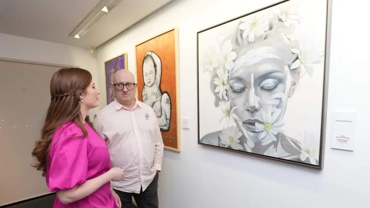 Fotosintesis del alma David Sanchez primer premio V Certamen Pintura Union Artistica Vallisoletana Diputacion