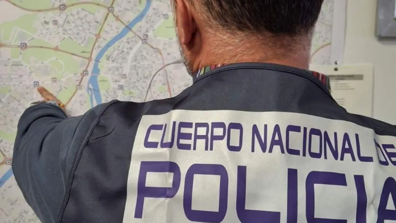 Agente Policia Nacional mapa robo poligono empresa Valladolid