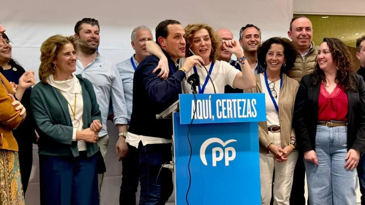 Noche electoral PP Valladolid valoraciones resultados 15-M Conrado Iscar y Maria Pardo
