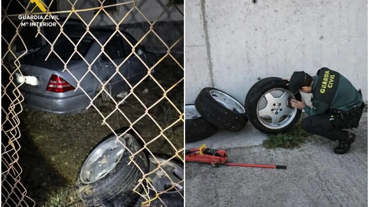 Robo ruedas y llantas local municipal Pozaldez Guardia Civil