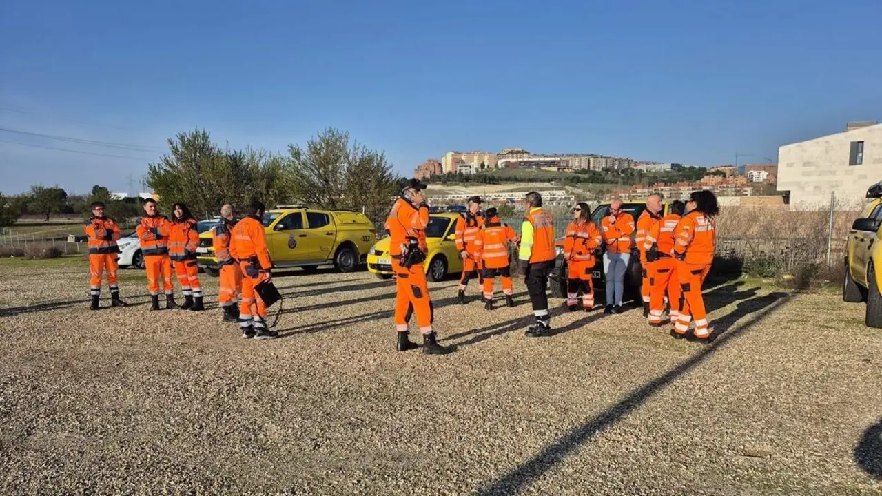 Dispositivo de busqueda desaparecida mujer Josefa Vicenta Proteccion Civil Arroyo de la Encomienda