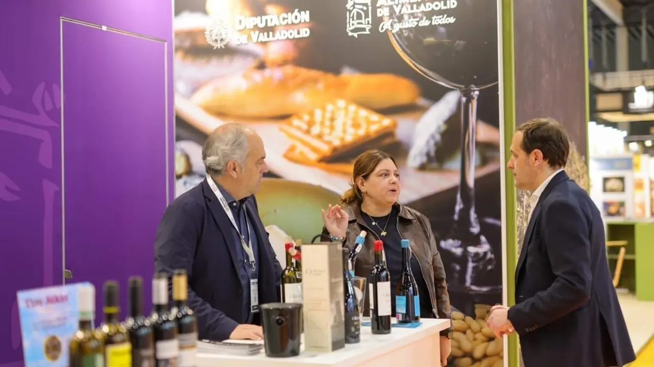 Visita Conrado Iscar Feria Alimentaria Barcelona 2026 stand Diputacion Valladolid