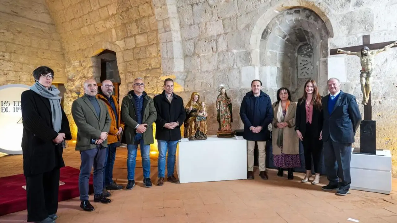 Recepcion cinco nuevas piezas restauradas Fundacion Las Edades del Hombre Diputacion Valladolid
