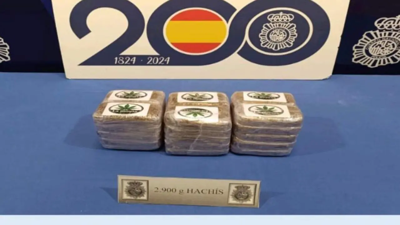 Intervenida mochila 3 kilos hachis detencion varon barrio Huerta del Rey sucesos Valladolid