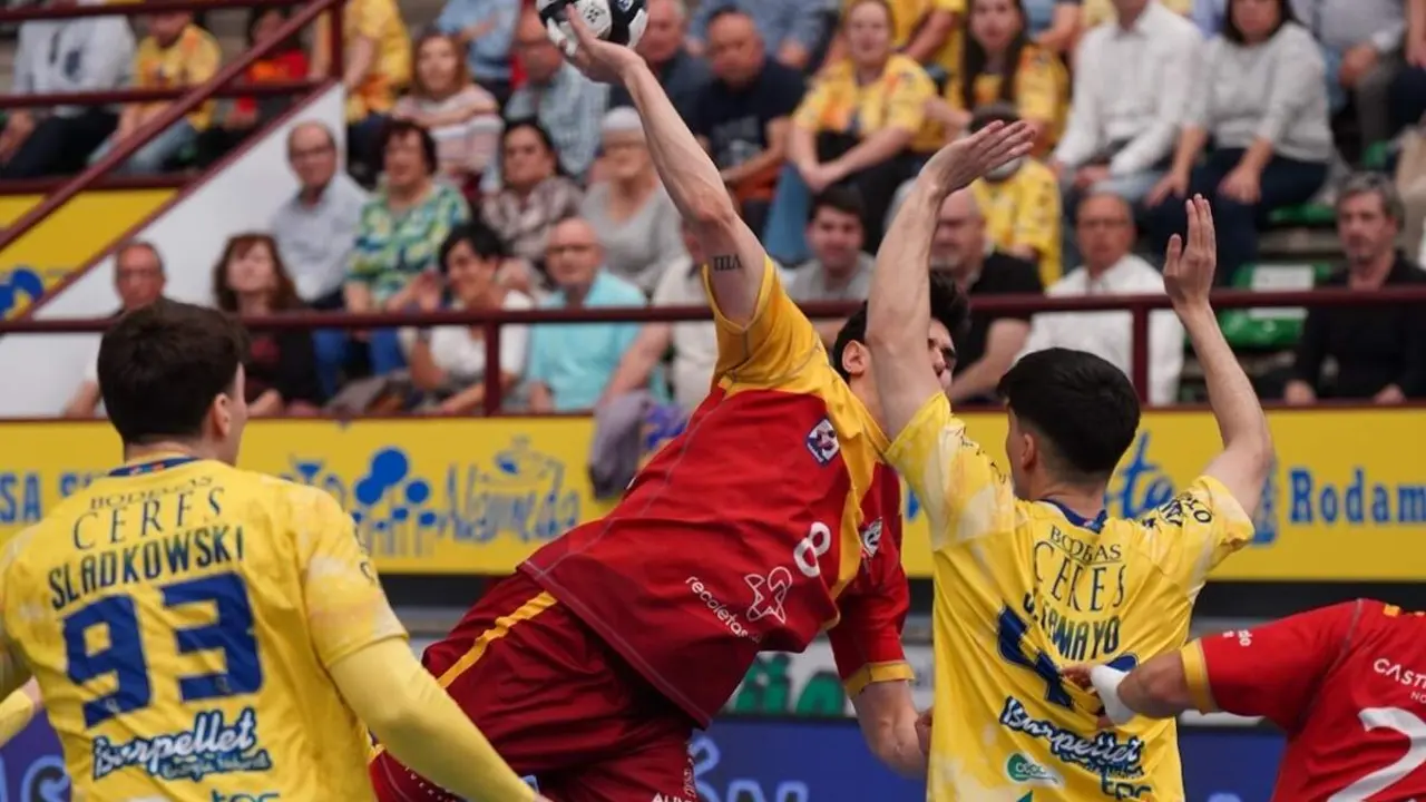 Derrota 33-29 Tubos Aranda vs Balonmano Atletico Valladolid jugador Gustavo Oliveira