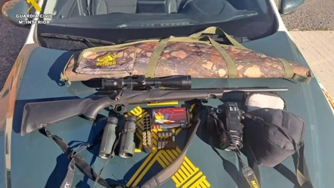 Guardia Civil caza furtiva coto San Miguel del Arroyo