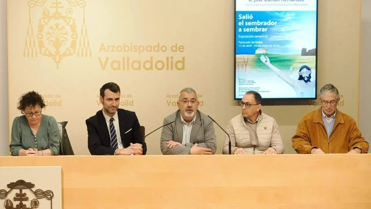 Presentacion exposicion Salio el sembrador a sembrar Palazuelo de Vedija Archidiocesis Valladolid