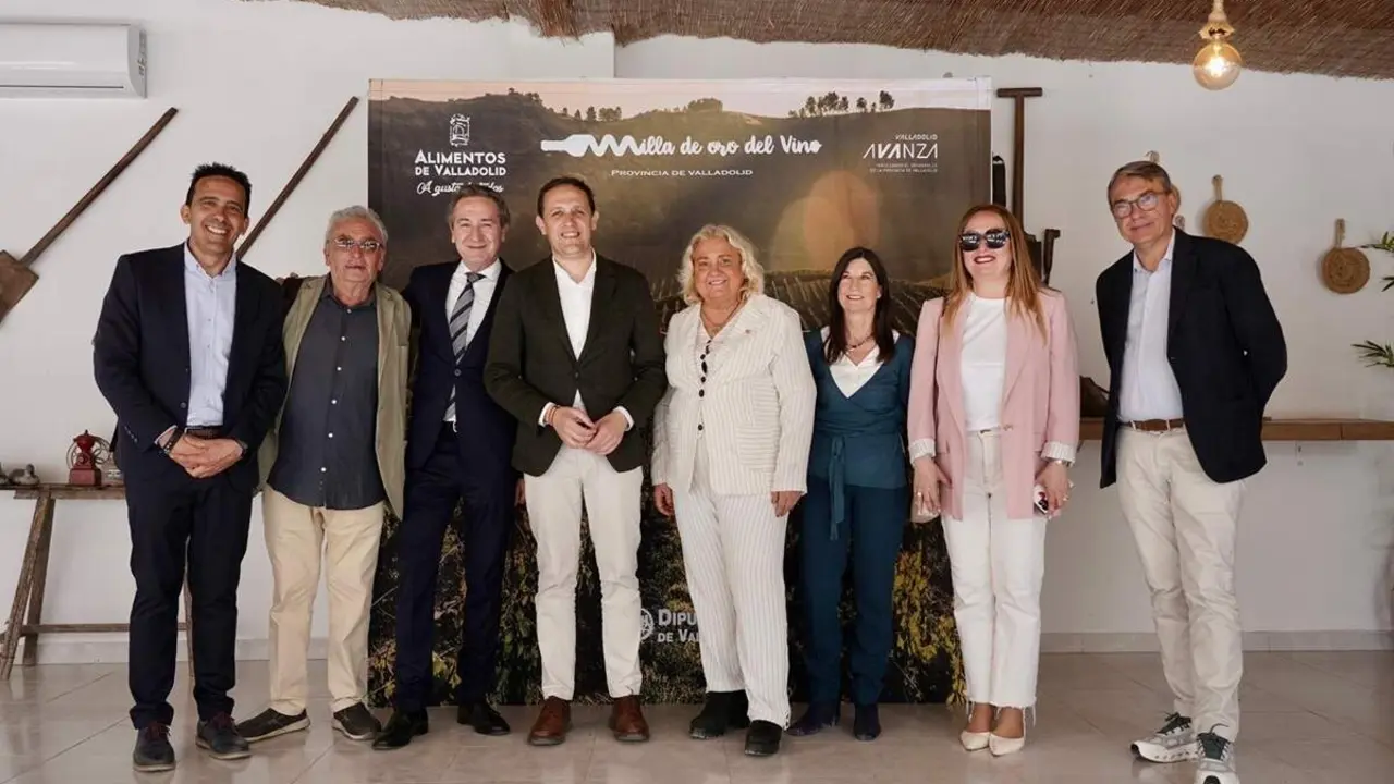 Acto de presentacion y promocion de La Milla de Oro del Vino Valencia Diputacion Valladolid