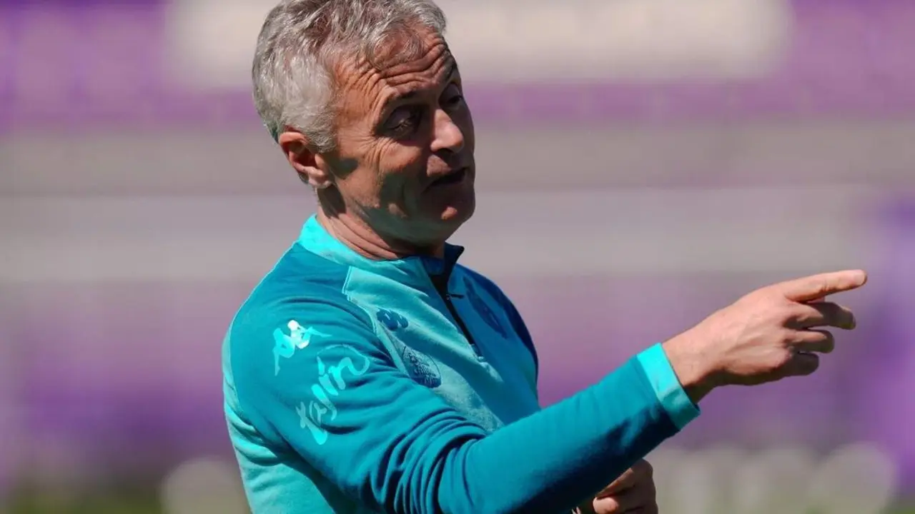 Fran Escriba analisis previa partido Liga Segunda Division entrenador Real Valladolid