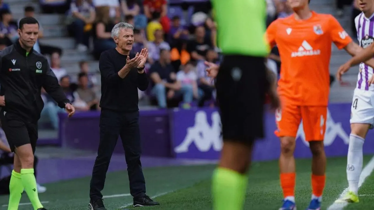 Fran Escriba analisis victoria 1-0 Real Valladolid vs Real Sociedad B Segunda