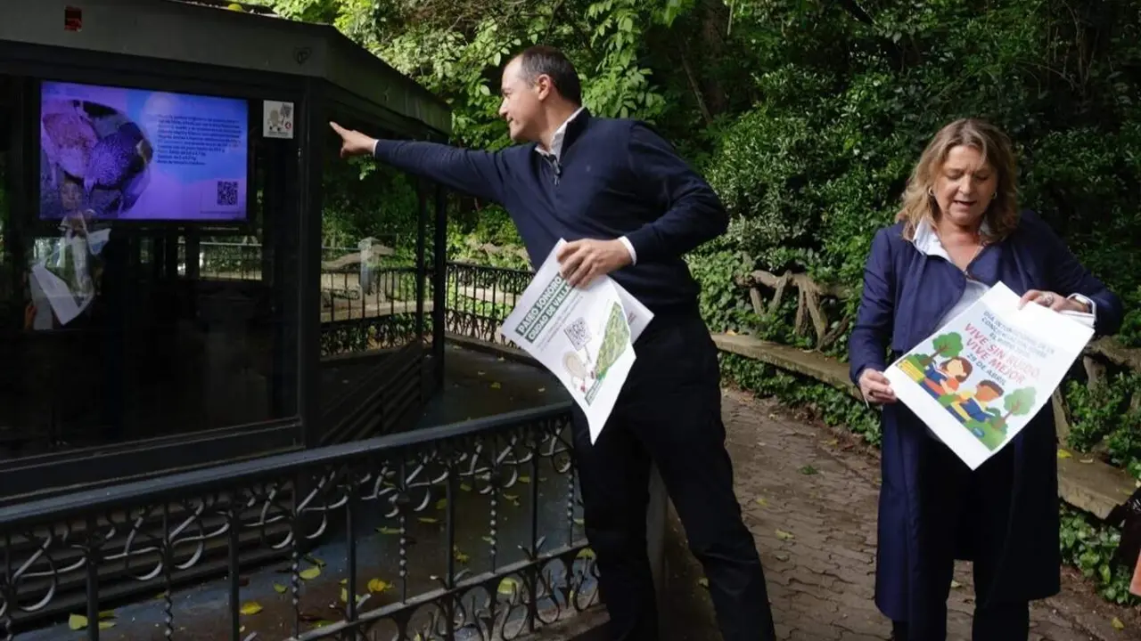 Presentacion nuevo Paseo Sonoro Campo Grande concejal Medio Ambiente Ayuntamiento Valladolid