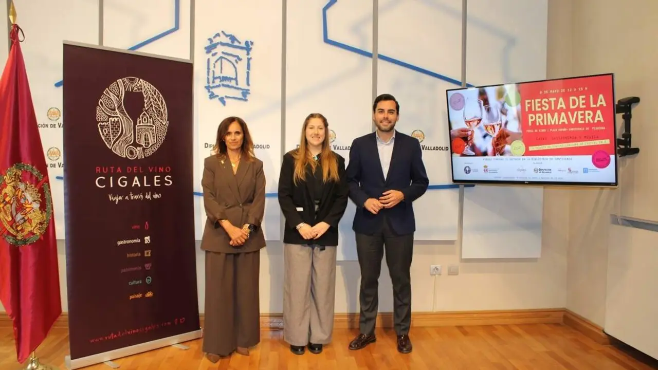 Presentacion I Fiesta de la Primavera Santovenia de Pisuerga Ruta Vino Cigales Diputacion