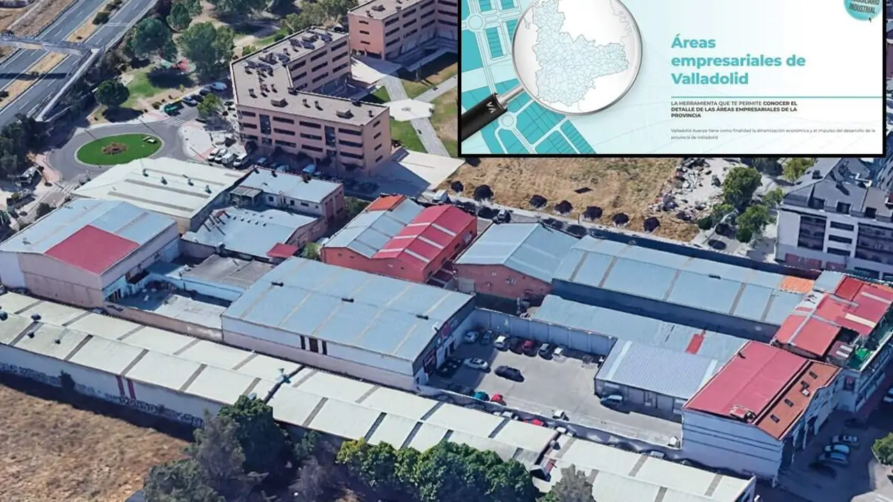 Nuevo portal suelo industrial areas empresariales provincia Valladolid Diputacion