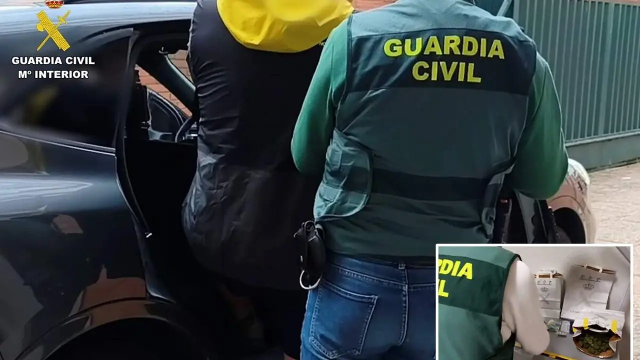 Operacion Hipona Guardia Civil tres detenidos Valladolid y Zamora trafico drogas