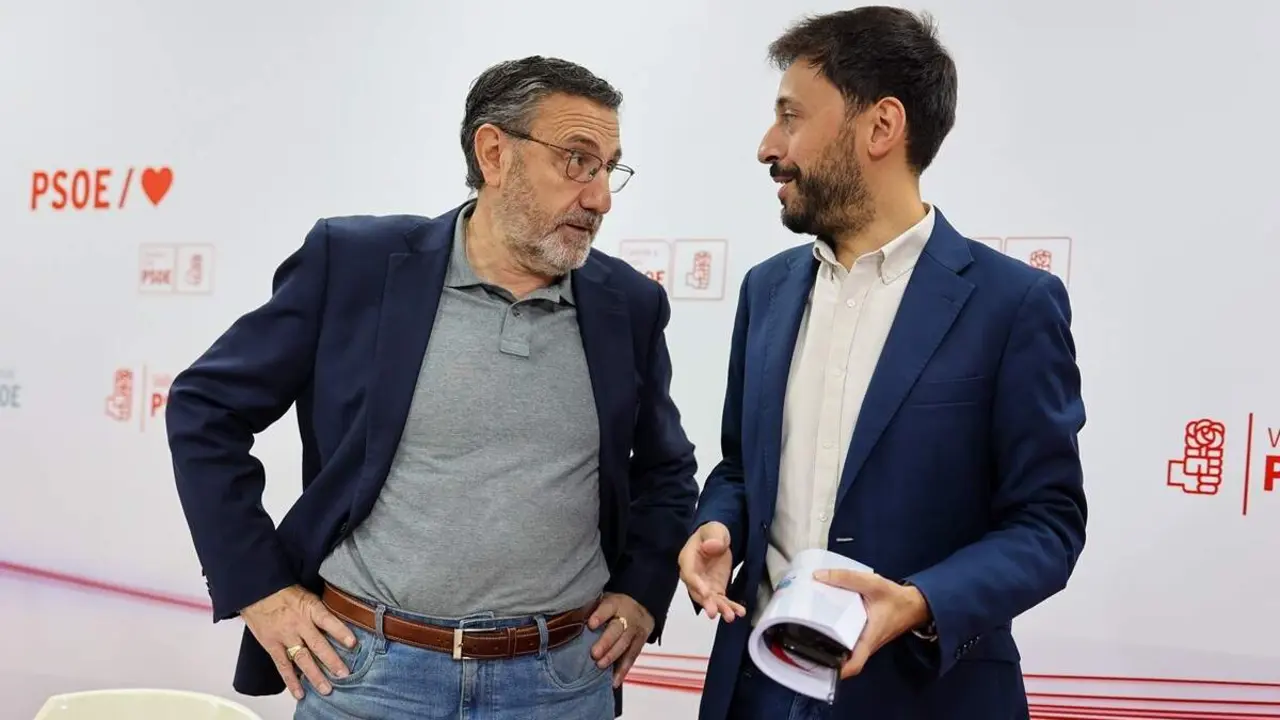 Fran Diaz y Francisco Ferreira reunion PSOE Valladolid elecciones municipales 2027